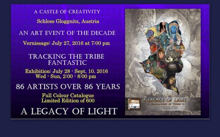 Legacy of Light – Ernst Fuchs Tribute exhibit at Castle Gloggnitz- 28th July- Sept 10 – 2016