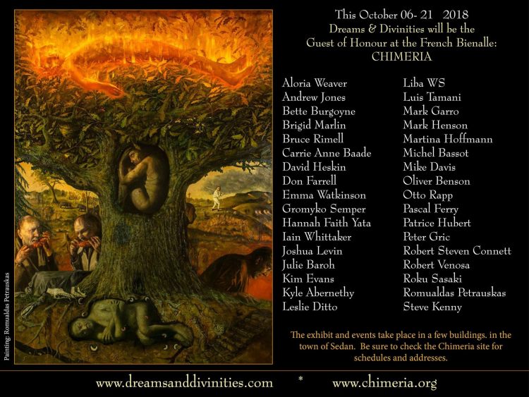 Chimeria , France,  Oct 6 – 21st .